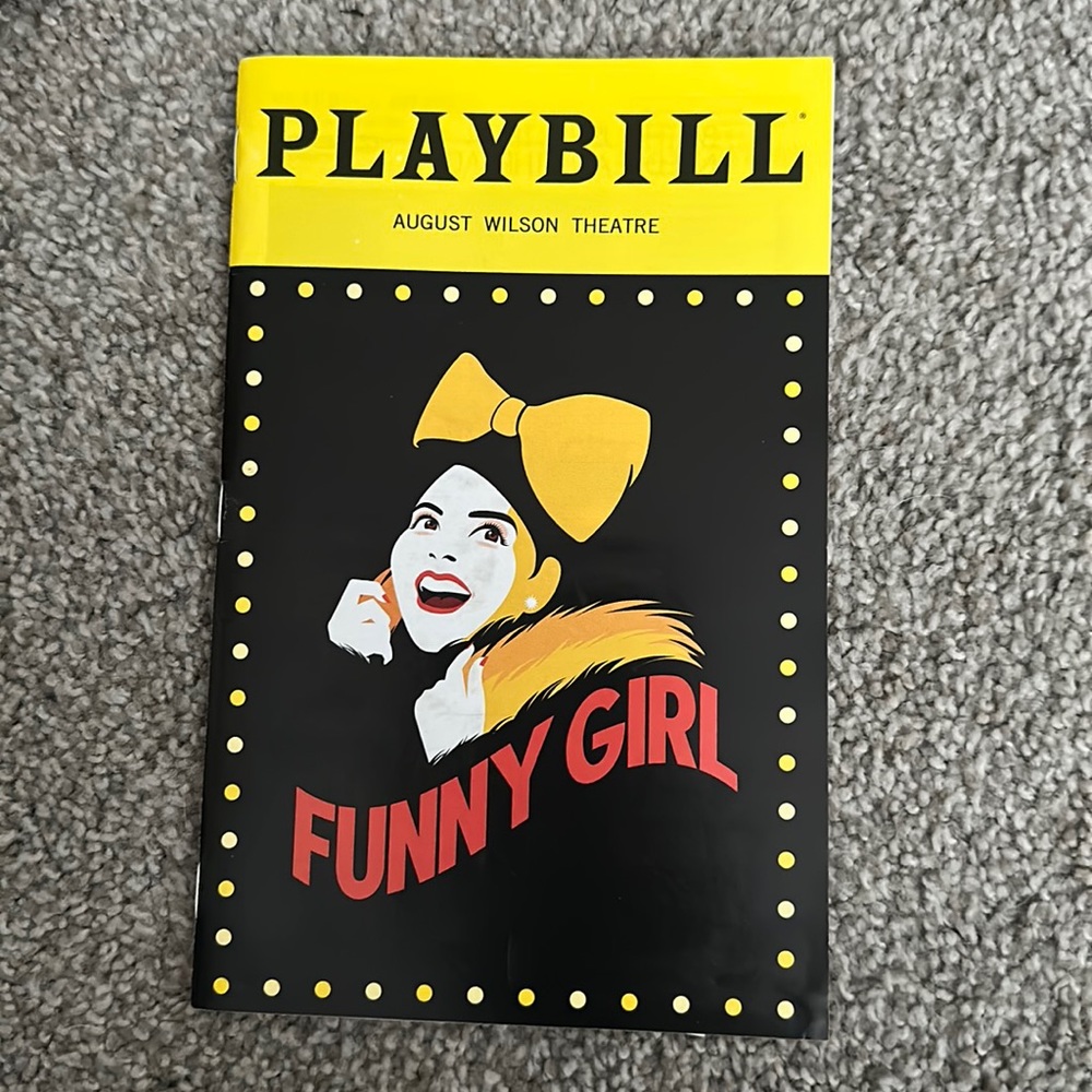 July 2022 Funny Girl Playbill, Original Revival Cast